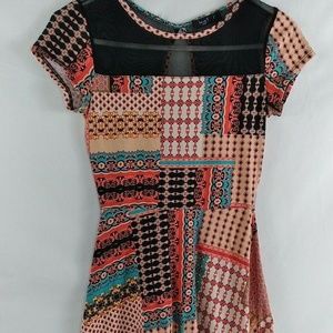Women's Juniors Love J Multicolored Dress Size Small